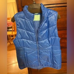 NWOT Junior XL FLURTITUDE Blue Puffer Vest